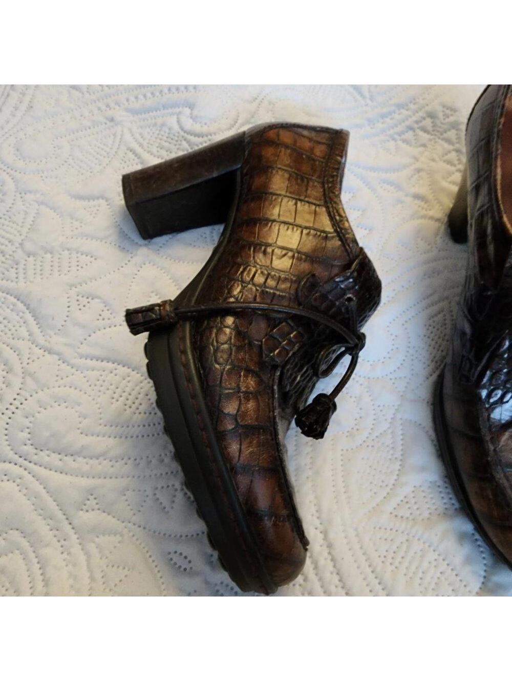 EUC Vintage Pons Quintana block heels Spain 38 - Picture 8 of 9